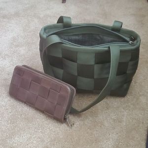 HARVEY'S seat belt purse and wallet